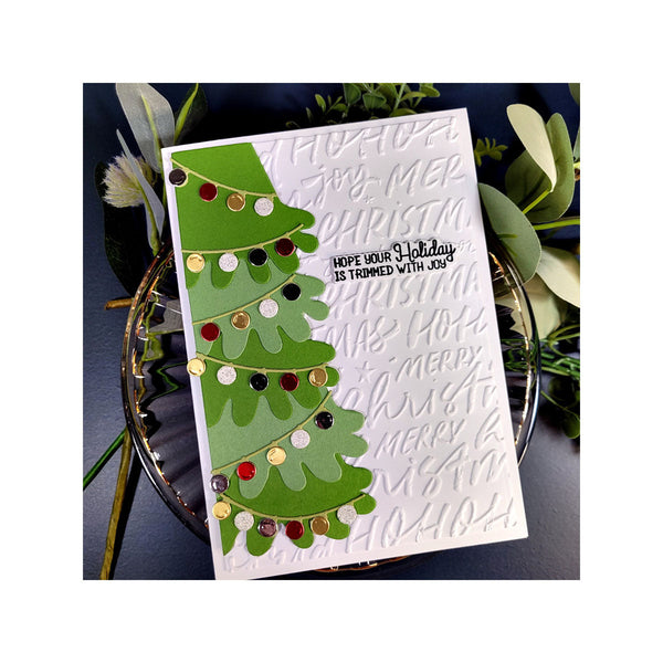 Merry Shuffle Large Die of the Month - card project 7