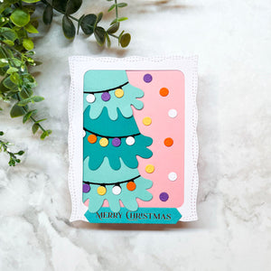 Merry Shuffle Large Die of the Month - card project 9