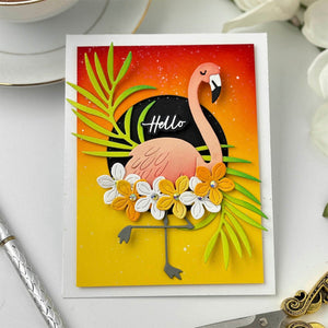 Grand Tropical Flamingos - Large Die of the Month