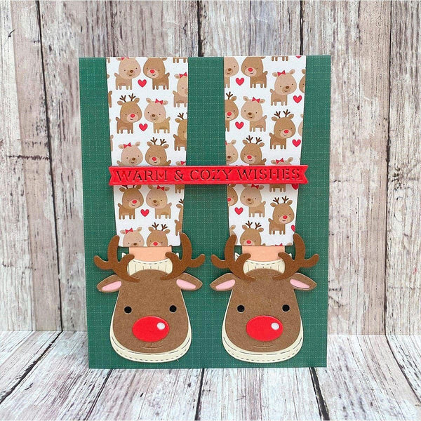 Cozy Toes Slippers - Large Die of the Month