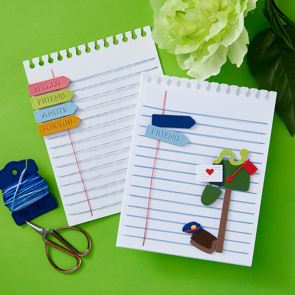 Stitched Taking Notes -  Stitching Die of the Month