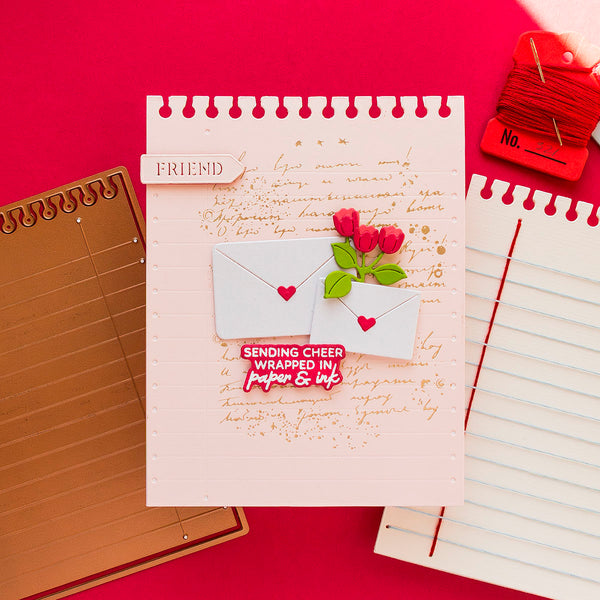 Stitched Taking Notes -  Stitching Die of the Month