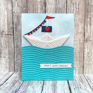 Hand Folded Stitch - Stitching Die of the Month