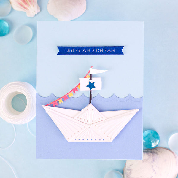 Hand Folded Stitch - Stitching Die of the Month