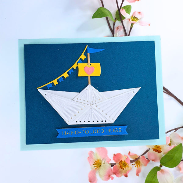 Hand Folded Stitch - Stitching Die of the Month