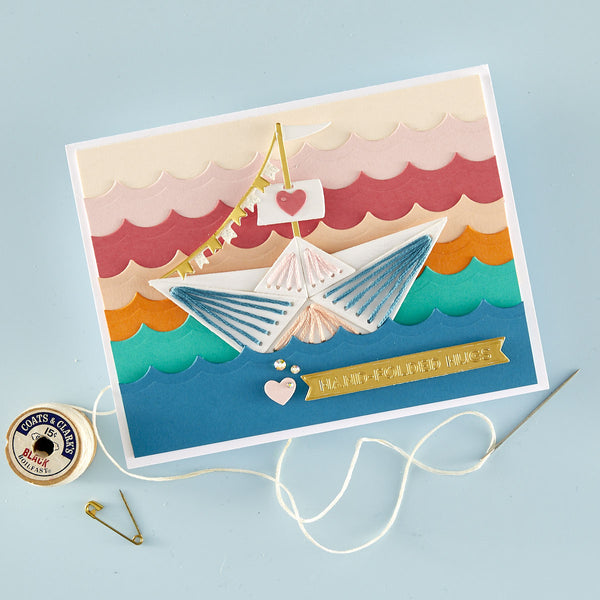 Hand Folded Stitch - Stitching Die of the Month