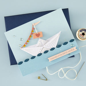 Hand Folded Stitch - Stitching Die of the Month