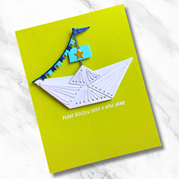Hand Folded Stitch - Stitching Die of the Month