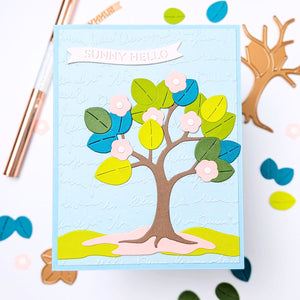 Spring Stitched Tree - Stitching Die of the Month