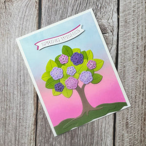 Spring Stitched Tree - Stitching Die of the Month
