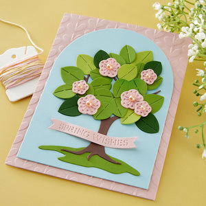 Spring Stitched Tree - Stitching Die of the Month