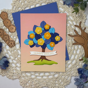 Spring Stitched Tree - Stitching Die of the Month