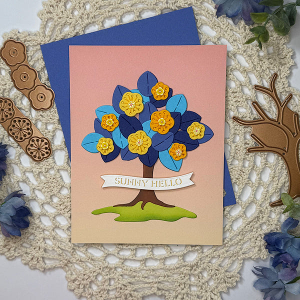 Spring Stitched Tree - Stitching Die of the Month