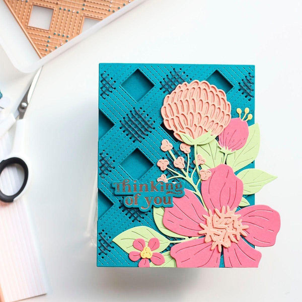 Diamond Knit -  Stitching Die of the Month