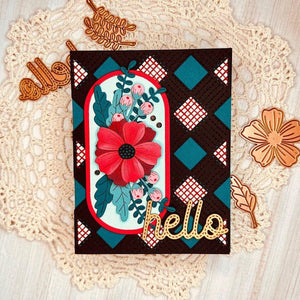 Diamond Knit -  Stitching Die of the Month