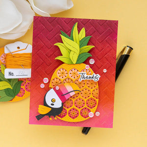 Stitched Pineapple - Stitching Die of the Month