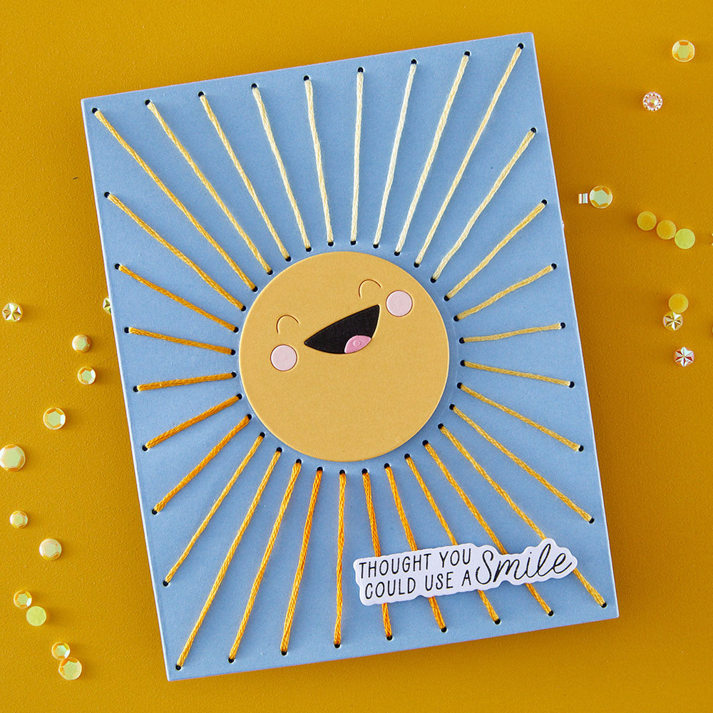 Stitched Sunshine - Stitching Die of the Month