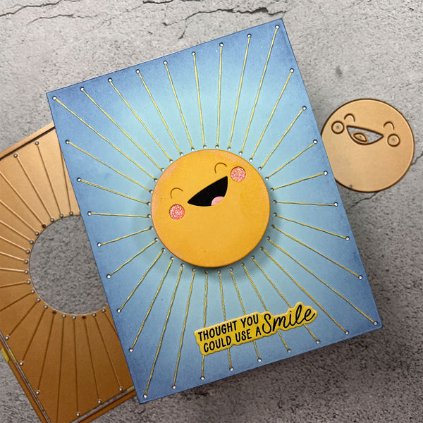 Stitched Sunshine - Stitching Die of the Month