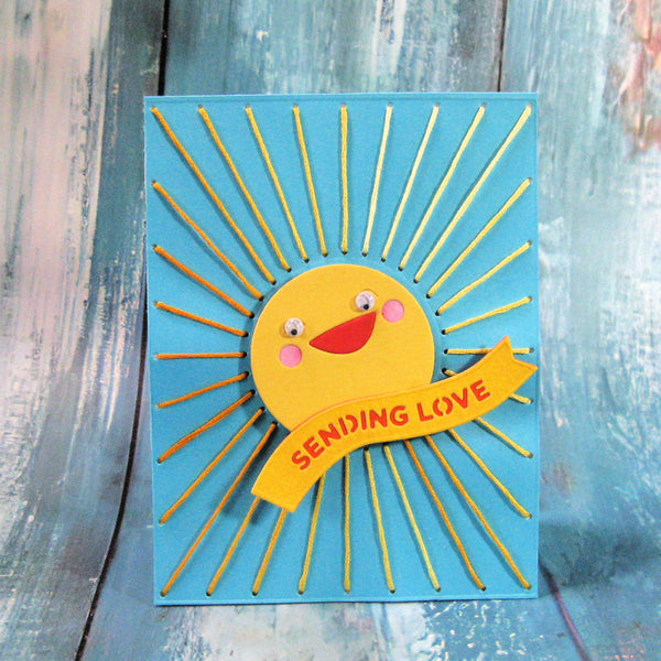 Stitched Sunshine - Stitching Die of the Month