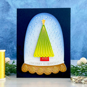 Merry & Bright Cloche - Stitching Die of the Month