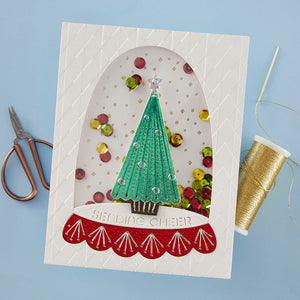 Merry & Bright Cloche - Stitching Die of the Month
