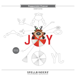 Peppermint Prancer - Stitching Die of the Month