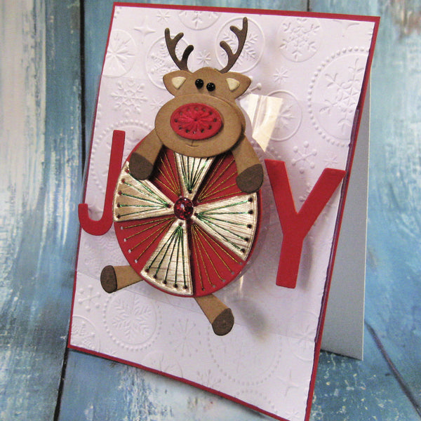 Peppermint Prancer - Stitching Die of the Month