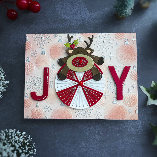 Peppermint Prancer - Stitching Die of the Month