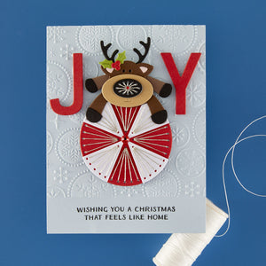 Peppermint Prancer - Stitching Die of the Month