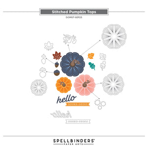 Stitched Pumpkin Tops - Stitching Die of the Month