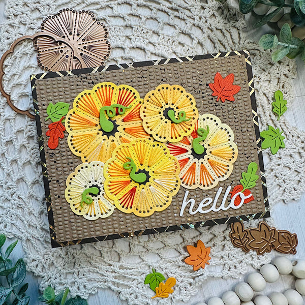Stitched Pumpkin Tops - Stitching Die of the Month