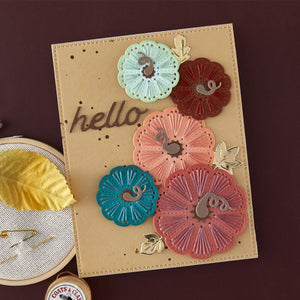 Stitched Pumpkin Tops - Stitching Die of the Month