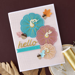 Stitched Pumpkin Tops - Stitching Die of the Month