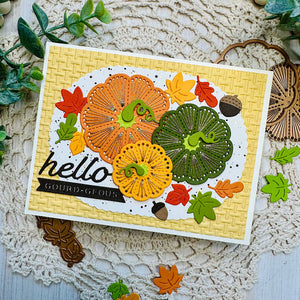 Stitched Pumpkin Tops - Stitching Die of the Month