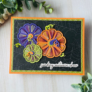 Stitched Pumpkin Tops - Stitching Die of the Month