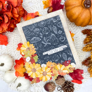 Autumn Whim - (Dies Only) Coordinates with the Clear Stamp of the Month
