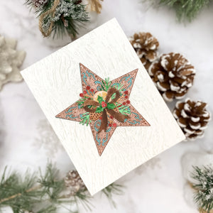 Barn Star Wreath Etched Dies by Annie Williams