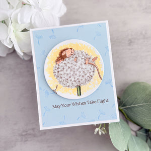 House-Mouse Dandelion Dreams Cling Stamp Set