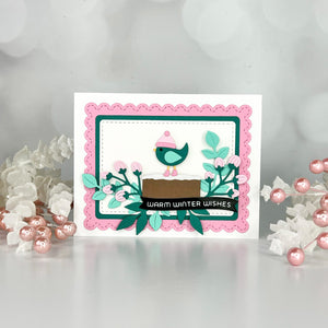 Christmas Foliage Etched Dies by Lisa Horton