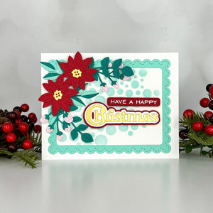 Christmas Sentiments Clear Stamp & Die Set by Lisa Horton