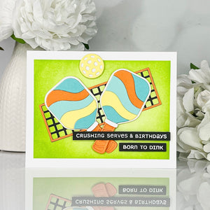 Born to Dink Clear Stamp & Die Set