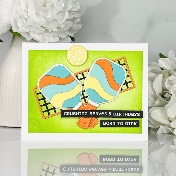 Born to Dink Clear Stamp & Die Set