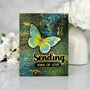 Distress Mix 3D Embossing Folder