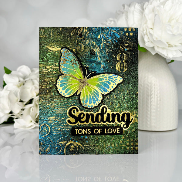 Distress Mix 3D Embossing Folder