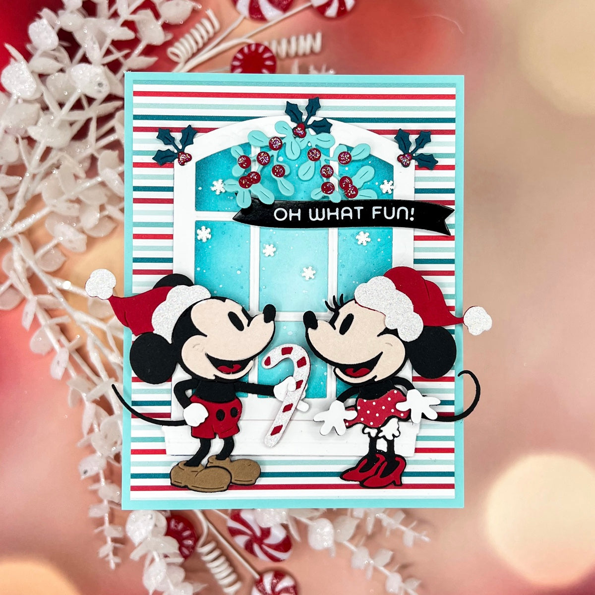 Classic Mouse Christmas Embellishments Etched Dies