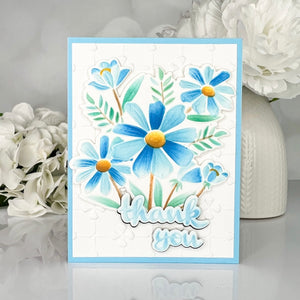Thank You Bouquet 3D Emboss & Cut Folder by Wendy Vecchi