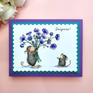 Rare Bloom Cling Rubber Stamp Set