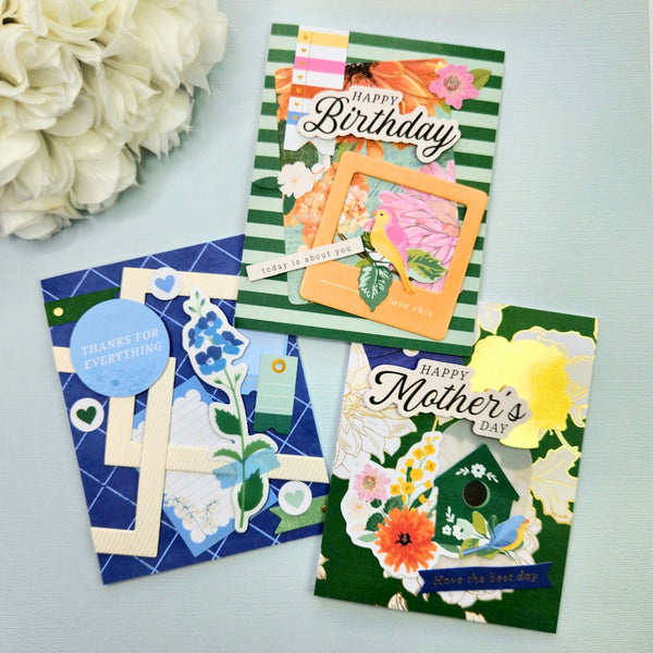 Rosie's Studio Breakfast In Bed Die Cut Floral Stickers