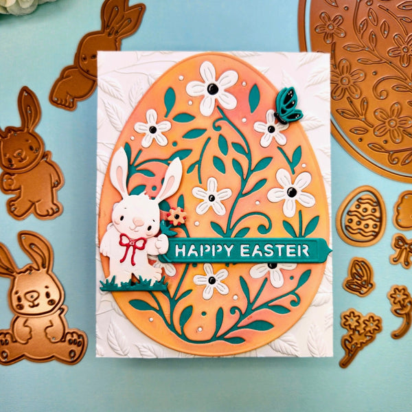 In Bloom Egg Etched Dies by Simon Hurley