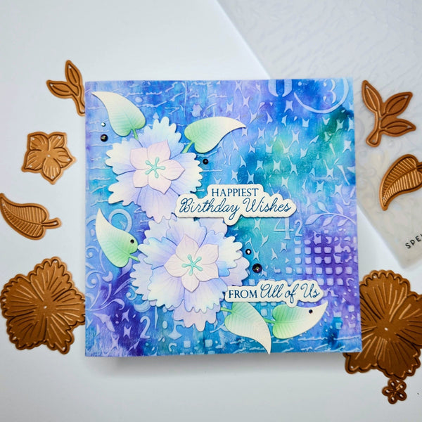 Distress Mix 3D Embossing Folder